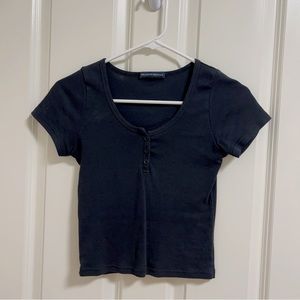 Brandy Melville Zelly Top Dark Blue